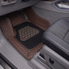 Neodrift 7D Mat PRO Coffee and Beige car floor mat fitted in the driver footwell