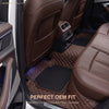 Neodrift 7D Mat PRO Coffee and Beige floor mats giving full rear-row coverage