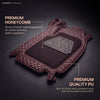 Neodrift 7D Mat PRO Coffee and Black car floor mat, premium PU finish and 3D honeycomb channel