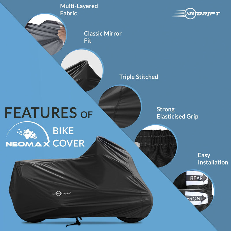 Neodrift Bike Cover for Hero HF Deluxe i3s
