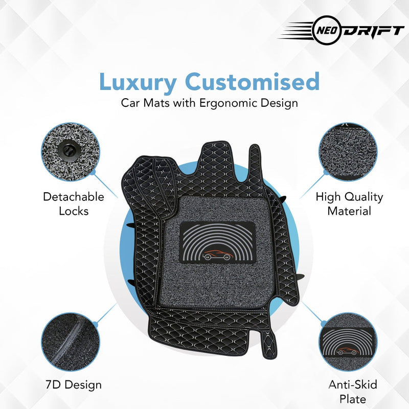 Neodrift - Car 7D Floor Mats for Toyota Innova Crysta-