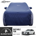 Neodrift® - Car Cover for HATCHBACK BMW 1 Series-#Material_SuperTech (₹5999/-)#Color_Blue+L.Grey