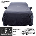 Neodrift® - Car Cover for HATCHBACK Chevrolet Beat-#Material_SuperTech (₹5499/-)#Color_Black+Grey