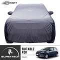 Neodrift® - Car Cover for HATCHBACK Fiat Palio-#Material_SuperTech (₹5499/-)#Color_L.Grey+Blue