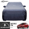 Neodrift® - Car Cover for HATCHBACK Ford Figo-#Material_SuperTech (₹5499/-)#Color_Grey+Black