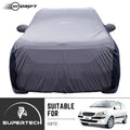 Neodrift® - Car Cover for HATCHBACK Hyundai Getz-#Material_SuperTech (₹5499/-)#Color_L.Grey+Blue