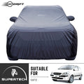 Neodrift® - Car Cover for HATCHBACK Hyundai Getz-#Material_SuperTech (₹5499/-)#Color_Grey+Black