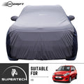 Neodrift® - Car Cover for HATCHBACK Hyundai i10-#Material_SuperTech (₹5499/-)#Color_L.Grey+Blue