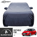 Neodrift® - Car Cover for HATCHBACK Hyundai i20-#Material_SuperTech (₹5499/-)#Color_Grey+Black