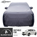 Neodrift® - Car Cover for HATCHBACK Maruti Suzuki Baleno-#Material_SuperTech (₹5499/-)#Color_L.Grey+Blue