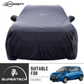 Neodrift® - Car Cover for HATCHBACK Maruti Suzuki Celerio-#Material_SuperTech (₹5499/-)#Color_Black+Grey