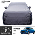 Neodrift® - Car Cover for HATCHBACK Maruti Suzuki Swift-#Material_SuperTech (₹5499/-)#Color_L.Grey+Blue