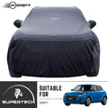 Neodrift® - Car Cover for HATCHBACK Maruti Suzuki Swift-#Material_SuperTech (₹5499/-)#Color_Black+Grey