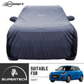 Neodrift® - Car Cover for HATCHBACK Maruti Suzuki Swift-#Material_SuperTech (₹5499/-)#Color_Grey+Black