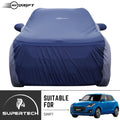 Neodrift® - Car Cover for HATCHBACK Maruti Suzuki Swift-#Material_SuperTech (₹5499/-)#Color_Blue+L.Grey