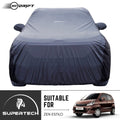 Neodrift® - Car Cover for HATCHBACK Maruti Suzuki Zen Estilio-#Material_SuperTech (₹5499/-)#Color_Grey+Black