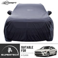 Neodrift® - Car Cover for HATCHBACK Mercedes A Class-#Material_SuperTech (₹5999/-)#Color_Black+Grey