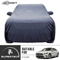 Neodrift® - Car Cover for HATCHBACK Mercedes A Class-#Material_SuperTech (₹5999/-)#Color_Grey+Black