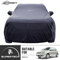 Neodrift® - Car Cover for HATCHBACK Tata Indica-#Material_SuperTech (₹5499/-)#Color_Black+Grey