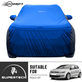 Neodrift® - Car Cover for HATCHBACK Volkswagen Polo GT-#Material_SuperTech (₹5499/-)#Color_Sky Blue+Black