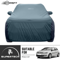 Neodrift® - Car Cover for HATCHBACK Volkswagen Polo GT-#Material_SuperTech (₹5499/-)#Color_Dark Green+Black