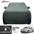 Neodrift® - Car Cover for HATCHBACK Volkswagen Polo GT-#Material_SuperTech (₹5499/-)#Color_Light Green+Black