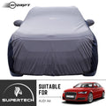 Neodrift® - Car Cover for SEDAN Audi A6-#Material_SuperTech (₹6499/-)#Color_L.Grey+Blue