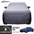 Neodrift® - Car Cover for SEDAN BMW 3 Series-#Material_SuperTech (₹6499/-)#Color_L.Grey+Blue