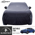 Neodrift® - Car Cover for SEDAN BMW 3 Series-#Material_SuperTech (₹6499/-)#Color_Black+Grey