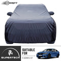 Neodrift® - Car Cover for SEDAN BMW 3 Series GT-#Material_SuperTech (₹6499/-)#Color_Grey+Black