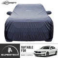 Neodrift® - Car Cover for SEDAN BMW 5 SERIES-#Material_SuperTech (₹6499/-)#Color_Grey+Black
