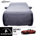Neodrift® - Car Cover for SEDAN BMW Z4-#Material_SuperTech (₹6499/-)#Color_L.Grey+Blue