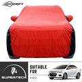 Neodrift® - Car Cover for SEDAN Chevrolet Aveo-#Material_SuperTech (₹5999/-)#Color_Red+Black