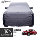 Neodrift® - Car Cover for SEDAN Honda City-#Material_SuperTech (₹5999/-)#Color_L.Grey+Blue