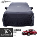 Neodrift® - Car Cover for SEDAN Honda City-#Material_SuperTech (₹5999/-)#Color_Black+Grey