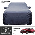 Neodrift® - Car Cover for SEDAN Honda City-#Material_SuperTech (₹5999/-)#Color_Grey+Black