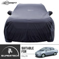 Neodrift® - Car Cover for SEDAN Honda ZX-#Material_SuperTech (₹5999/-)#Color_Black+Grey