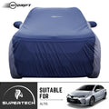 Neodrift® - Car Cover for SEDAN Toyota Altis-#Material_SuperTech (₹5999/-)#Color_Blue+L.Grey