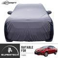 Neodrift® - Car Cover for SEDAN Toyota Yaris-#Material_SuperTech (₹5999/-)#Color_L.Grey+Blue