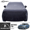 Neodrift® - Car Cover for SEDAN Volkswagen Passat-#Material_SuperTech (₹6499/-)#Color_Black+Grey