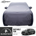 Neodrift® - Car Cover for SUV Audi Q8-#Material_SuperTech (₹6999/-)#Color_L.Grey+Blue