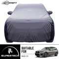 Neodrift® - Car Cover for SUV BMW X3-#Material_SuperTech (₹6999/-)#Color_L.Grey+Blue