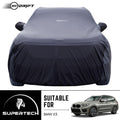 Neodrift® - Car Cover for SUV BMW X3-#Material_SuperTech (₹6999/-)#Color_Black+Grey