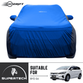 Neodrift® - Car Cover for SUV BYD E6-#Material_SuperTech (₹6499/-)#Color_Sky Blue+Black