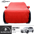 Neodrift® - Car Cover for SUV BYD E6-#Material_SuperTech (₹6499/-)#Color_Red+Black