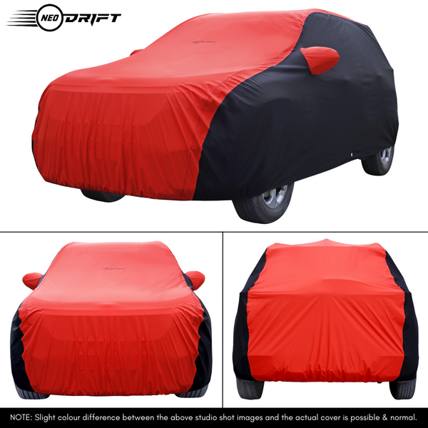 Neodrift® - Car Cover for SUV Fiat Avventura-#Material_SuperTech (₹6499/-)#Color_Red+Black