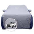 Neodrift® - Car Cover for SUV Hyundai Creta-#Material_SuperTech (₹6499/-)#Color_L.Grey+Blue