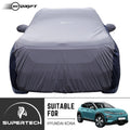 Neodrift® - Car Cover for SUV Hyundai KONA-#Material_SuperTech (₹6499/-)#Color_L.Grey+Blue