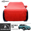 Neodrift® - Car Cover for SUV Hyundai KONA-#Material_SuperTech (₹6499/-)#Color_Red+Black