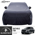 Neodrift® - Car Cover for SUV Hyundai Tucson-#Material_SuperTech (₹6499/-)#Color_Black+Grey